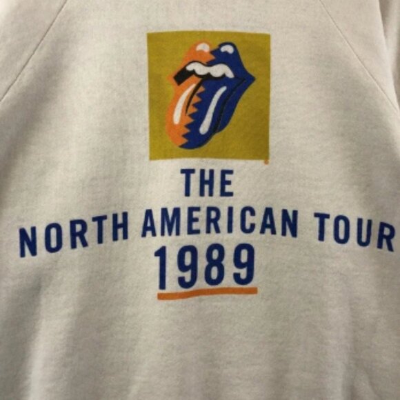 Vintage 1989 Rolling Stones North American Tour Andy Warhol Sweatshirt Size L - Picture 4 of 13
